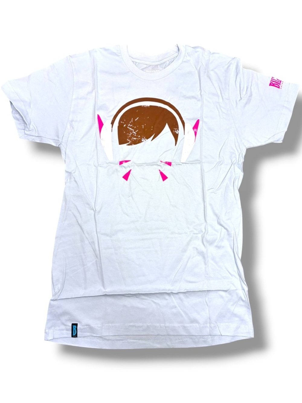🎮 Blizzard Overwatch D.Va Graphic Tee Light Blue Men’s Small Gamer Shirt